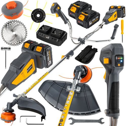 KOSA AKUMULATOROWA 42V PODKASZARKA WYKASZARKA TARCZA GŁOWICA SZELKI ŻYŁKA